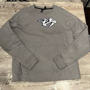 Grey Nashville predators pullover
